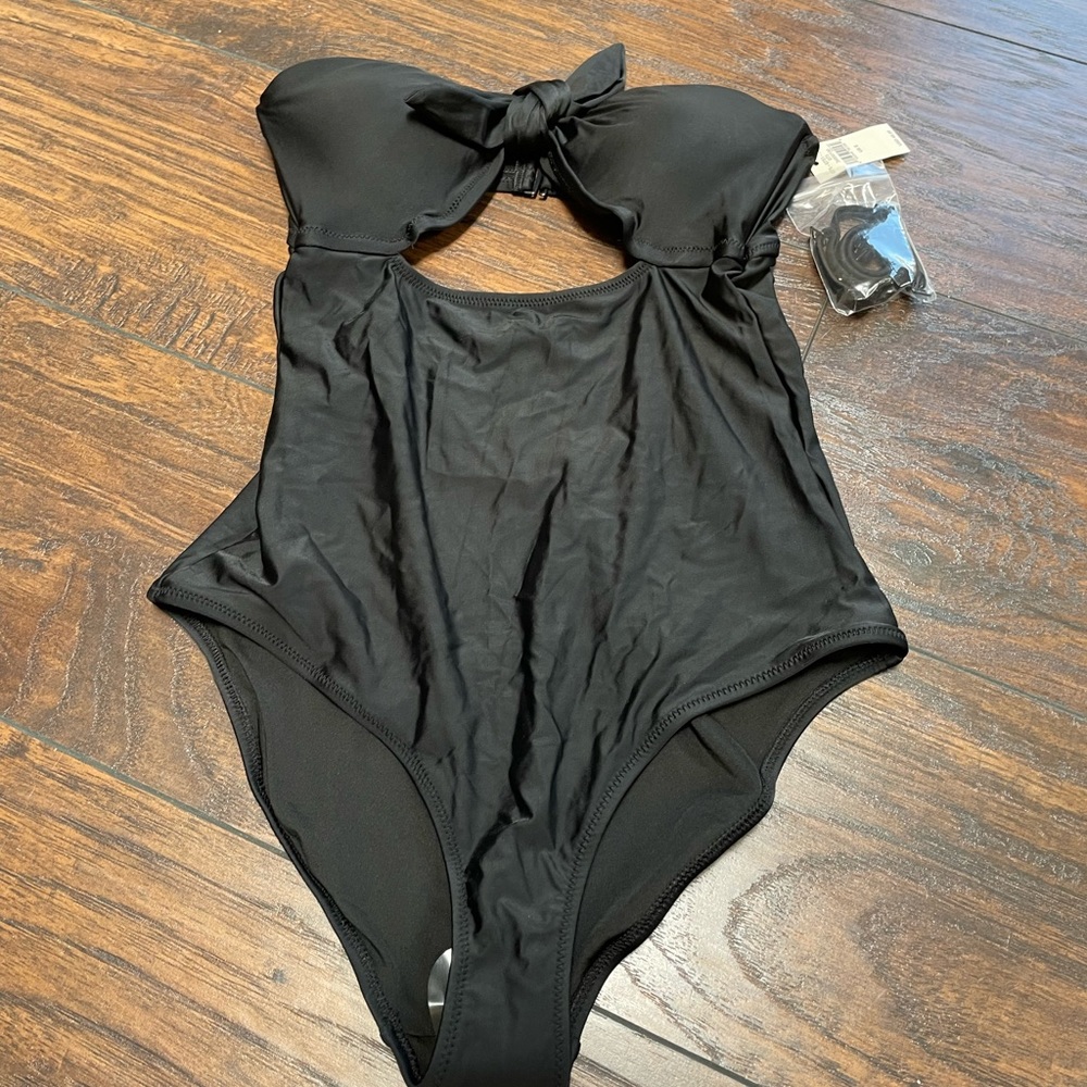 Women’s Aerie Strapless Cutout Swimsuit